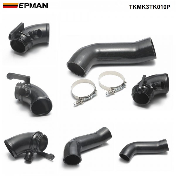 EPMAN - Silicone Intake Pipe +Turbo Inlet Elbow Tube Performance Intake Hose Pipe For VW Golf MK7 GTI R For Audi 2015+ V8 MK3 A3 S3 TT TKMK3TK010P EPMAN - Silicone Intake Pipe +Turbo Inlet Elbow Tube Performance Intake Hose Pipe For VW Golf MK7 GTI R For Audi 2015+ V8 MK3 A3 S3 TT TKMK3TK010P