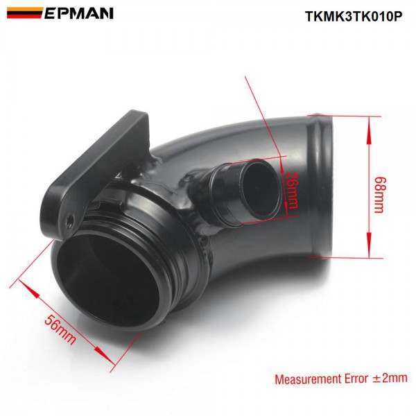 EPMAN - Silicone Intake Pipe +Turbo Inlet Elbow Tube Performance Intake Hose Pipe For VW Golf MK7 GTI R For Audi 2015+ V8 MK3 A3 S3 TT TKMK3TK010P EPMAN - Silicone Intake Pipe +Turbo Inlet Elbow Tube Performance Intake Hose Pipe For VW Golf MK7 GTI R For Audi 2015+ V8 MK3 A3 S3 TT TKMK3TK010P