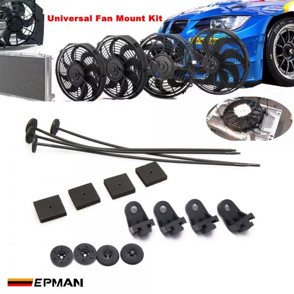 EPMAN Electric Radiator Fan Ties Straps Mounting Kit Universal Strap Tie Fans EP-FSP011