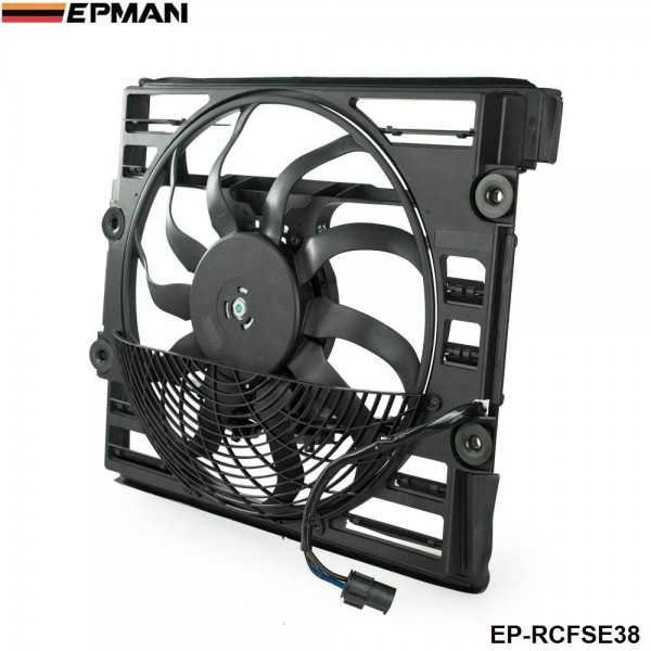 EPMAN - Replacement AC Radiator Condenser Cooling Fan Assembly For BMW E38 7 Series 96-98 64548380774 EP-RCFSE38 EPMAN - Replacement AC Radiator Condenser Cooling Fan Assembly For BMW E38 7 Series 96-98 64548380774 EP-RCFSE38