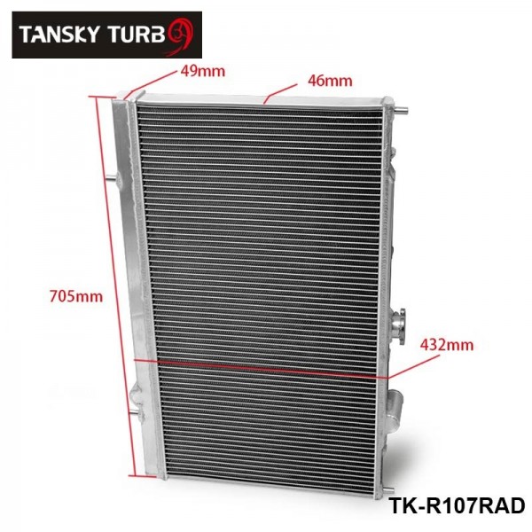 EPMAN For Mitsubishi Lancer Evo 4 5 6 Aluminium Radiator Rad Upgrade 42mm Core Depth 2-Row TK-R107RAD EPMAN For Mitsubishi Lancer Evo 4 5 6 Aluminium Radiator Rad Upgrade 42mm Core Depth 2-Row TK-R107RAD
