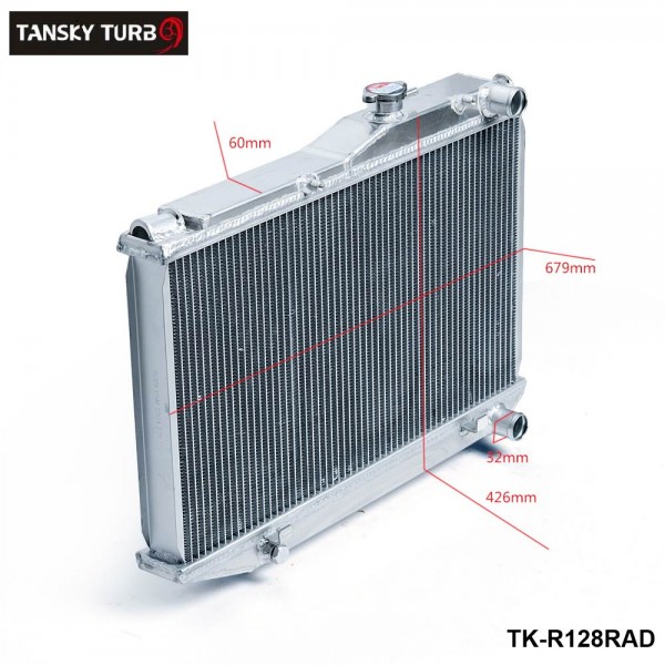 EPMAN 52mm 2 Rows Aluminum Radiator For Toyota Corolla AE86 TK-R128RAD EPMAN 52mm 2 Rows Aluminum Radiator For Toyota Corolla AE86 TK-R128RAD