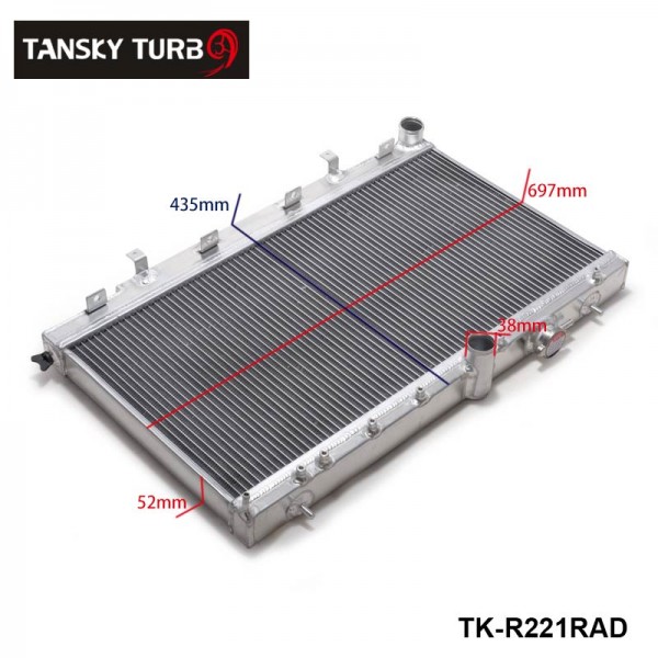 EPMAN 50mm 2 Row Aluminum Radiator For Subaru Impreza Wrx STI GDB GD8 MT 02-07 03 04 05 06 TK-R221RAD EPMAN 50mm 2 Row Aluminum Radiator For Subaru Impreza Wrx STI GDB GD8 MT 02-07 03 04 05 06 TK-R221RAD