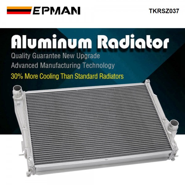 EPMAN Aluminum 2 Row Core Performance Cooling Radiator for BMW E46 3-Series MT 98-06 TKRSZ037