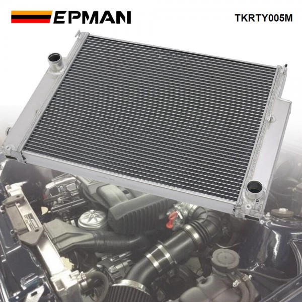 EPMAN For 1988-1999 BMW E36 E30 Z3/325i/320i/323i/328i M3 MT 2 Row Performance Aluminum Radiator TKRTY005M EPMAN For 1988-1999 BMW E36 E30 Z3/325i/320i/323i/328i M3 MT 2 Row Performance Aluminum Radiator TKRTY005M