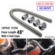 5SETS/CARTON Ultra Radiator Hose 48" With 4 End Caps Universal Stainless Steel Radiator Flexible Coolant Water Hose Kit UHR48 12256 EPAA01G48 5SETS/CARTON Ultra Radiator Hose 48" With 4 End Caps Universal Stainless Steel Radiator Flexible Coolant Water Hose Kit UHR48 12256 EPAA01G48