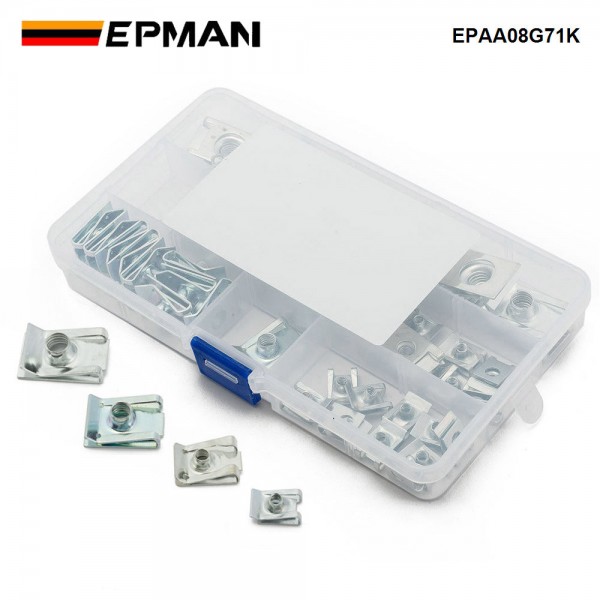 EPMAN 50PCS M4 M5 M6 M8 Spire Clips Lug Nuts Chimney U Nuts Fixings Panel Speed Fasteners EPAA08G71K EPMAN 50PCS M4 M5 M6 M8 Spire Clips Lug Nuts Chimney U Nuts Fixings Panel Speed Fasteners EPAA08G71K