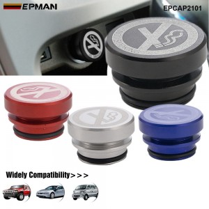 EPMAN Billet Dustproof Plugs 12-Volt Replacement Accessories Anodized Aluminum Car Decorations Fit for Most Autos Cars EPCAP2101