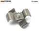EPMAN Stainless Steel Double Line Clamps Pack of 12 modified Fits Fuel, Air, Electrical, Brake, Lines 