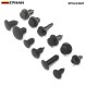 EPMAN 240 PCS Plastic Rivets Fastener Fender Bumper Push Pin Clips Free Remover Tool EPSLK240F