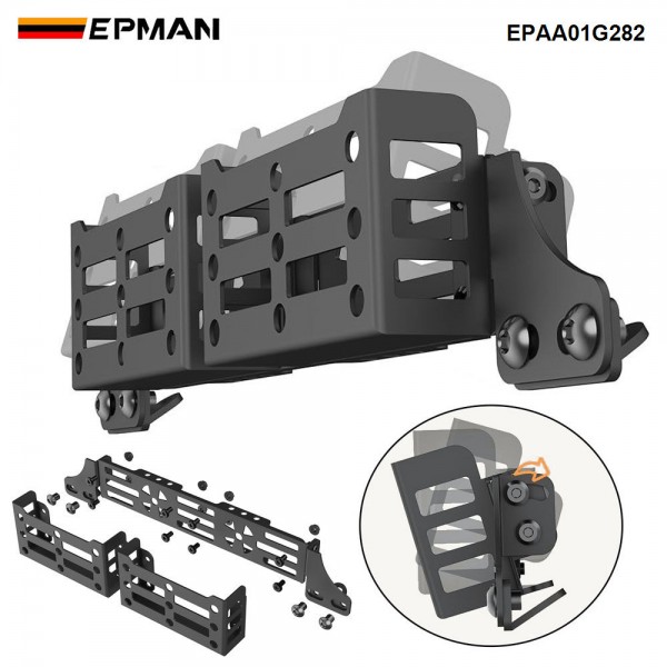 EPMAN Car Seat Brackets Storage Basket - Universal Panel For Toyota Tacoma 4Runner Lexus GX460/GX470 EPAA01G282 EPMAN Car Seat Brackets Storage Basket - Universal Panel For Toyota Tacoma 4Runner Lexus GX460/GX470 EPAA01G282