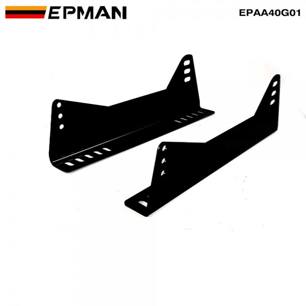 EPMAN Vehicle black Bucket Seat Side Mounts Brackets Modification Universal Car Styling Seat Mounts Brackets EPAA40G01 EPMAN Vehicle black Bucket Seat Side Mounts Brackets Modification Universal Car Styling Seat Mounts Brackets EPAA40G01