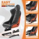 EPMAN Vehicle black Bucket Seat Side Mounts Brackets Modification Universal Car Styling Seat Mounts Brackets EPAA40G01 EPMAN Vehicle black Bucket Seat Side Mounts Brackets Modification Universal Car Styling Seat Mounts Brackets EPAA40G01