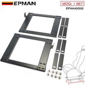 EPMAN Vehicle Universal Bottom Mount Steel Bracket Car Accessory Racing Seat Frame Mount Bracket EPAA40G02