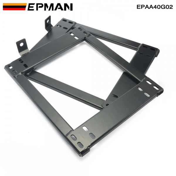 EPMAN Vehicle Universal Bottom Mount Steel Bracket Car Accessory Racing Seat Frame Mount Bracket EPAA40G02