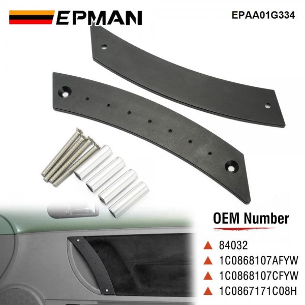 EPMAN 1 Pair Aluminum Interior Door Handles for VW Beetle 1998-2010 Direct Fit EPAA01G334