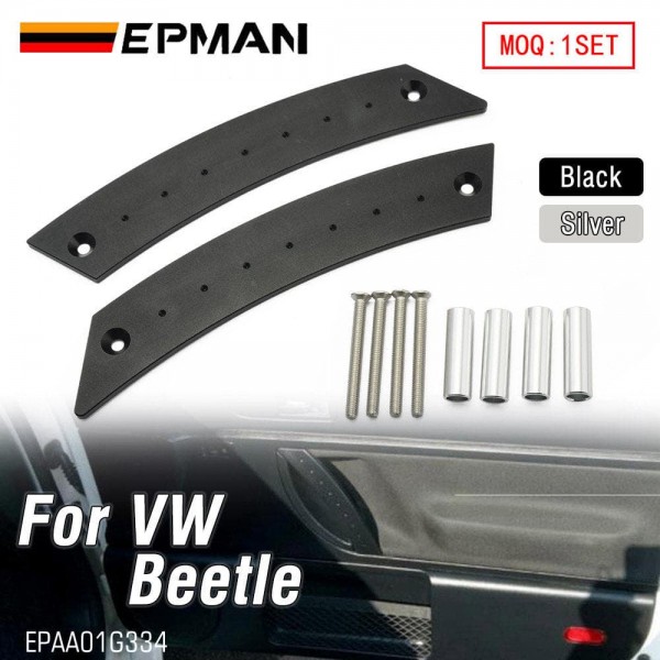 EPMAN 1 Pair Aluminum Interior Door Handles for VW Beetle 1998-2010 Direct Fit EPAA01G334