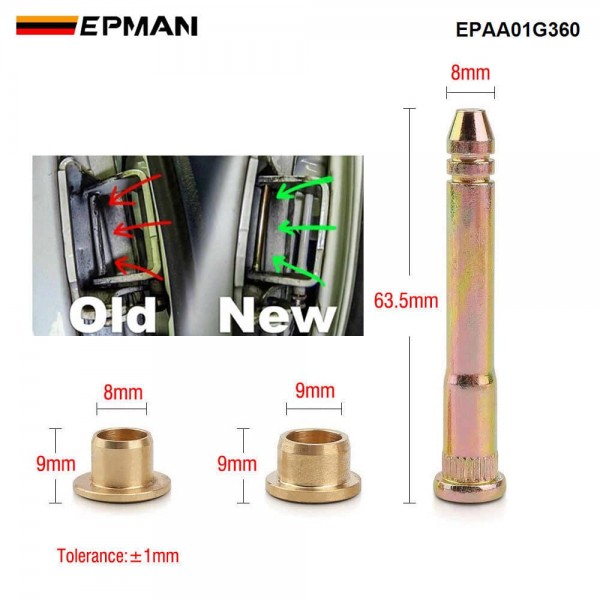 EPMAN Door Hinge Pin & Bushing Repair Kit For Honda Civic Accord CRV CX DX EX SI EG6 B16 D16 EK EPAA01G360