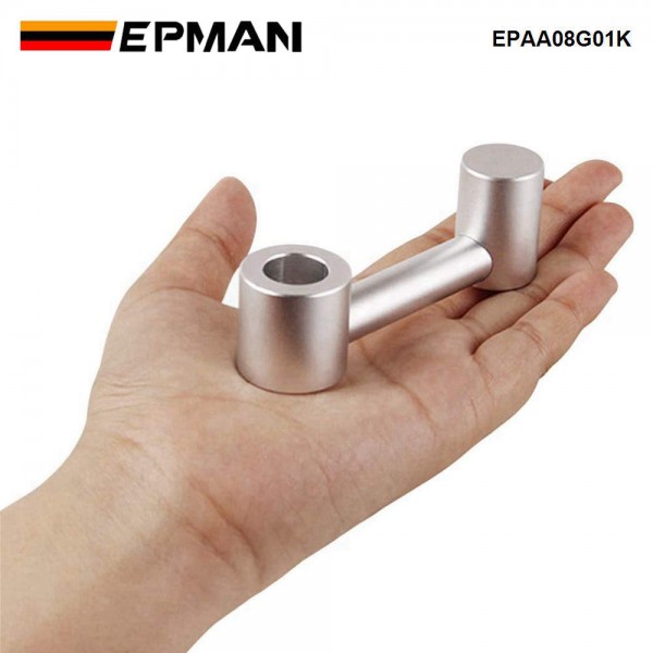 EPMAN Aluminum Alloy Car Headrest Bar Hook Coat Grocery Bag Hanger Storage Organizer Holder Hook EPAA08G01K EPMAN Aluminum Alloy Car Headrest Bar Hook Coat Grocery Bag Hanger Storage Organizer Holder Hook EPAA08G01K