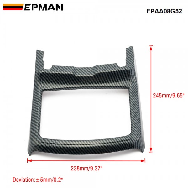 EPMAN 10SETS/CARTON Carbon Fiber Cup Holder Cover Trim Decor Sticker For Dodge Charger / Chrysler 300 2015-2023 EPAA08G52-10T EPMAN 10SETS/CARTON Carbon Fiber Cup Holder Cover Trim Decor Sticker For Dodge Charger / Chrysler 300 2015-2023 EPAA08G52-10T