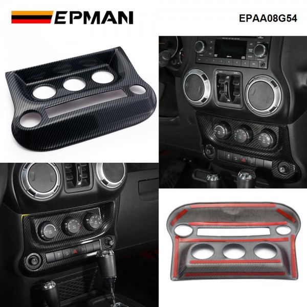 EPMAN 20SETS/CARTON Console Center Dash Air Conditioner Switch Cover Trim Bezel For Jeep Wrangler JK JKU 2011-2017 Interior Accessories EPAA08G54-20T EPMAN 20SETS/CARTON Console Center Dash Air Conditioner Switch Cover Trim Bezel For Jeep Wrangler JK JKU 2011-2017 Interior Accessories EPAA08G54-20T