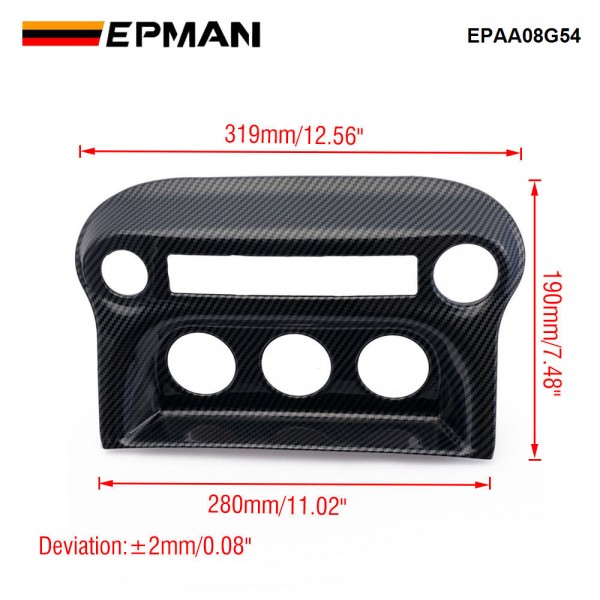 EPMAN 20SETS/CARTON Console Center Dash Air Conditioner Switch Cover Trim Bezel For Jeep Wrangler JK JKU 2011-2017 Interior Accessories EPAA08G54-20T EPMAN 20SETS/CARTON Console Center Dash Air Conditioner Switch Cover Trim Bezel For Jeep Wrangler JK JKU 2011-2017 Interior Accessories EPAA08G54-20T