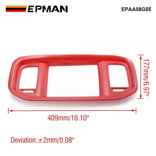 EPMAN 25SETS/CARTON Carbon Fiber Dashboard DVD Navigation Screen Frame Cover Trim For Dodge Charger 2015+ EPAA08G55-25T EPMAN 25SETS/CARTON Carbon Fiber Dashboard DVD Navigation Screen Frame Cover Trim For Dodge Charger 2015+ EPAA08G55-25T