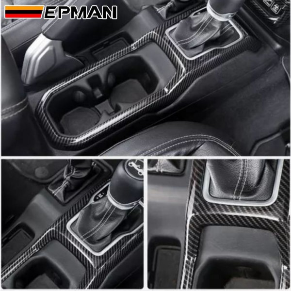 EPMAN 10SETS/CARTON Car Styling Gear Shift Panel Frame Cover Trim Decoration Red/Carbon Fiber Style For Jeep Wrangler JL 2018-2024 EPAA08G56-10T EPMAN 10SETS/CARTON Car Styling Gear Shift Panel Frame Cover Trim Decoration Red/Carbon Fiber Style For Jeep Wrangler JL 2018-2024 EPAA08G56-10T