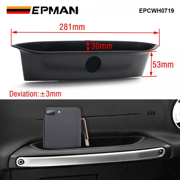 EPMAN 75Sets/Carton Front Center Console Armrest Storage Box Tray For Jeep Wrangler JK JKU 2011-2018 EPCWH0719-75T EPMAN 75Sets/Carton Front Center Console Armrest Storage Box Tray For Jeep Wrangler JK JKU 2011-2018 EPCWH0719-75T