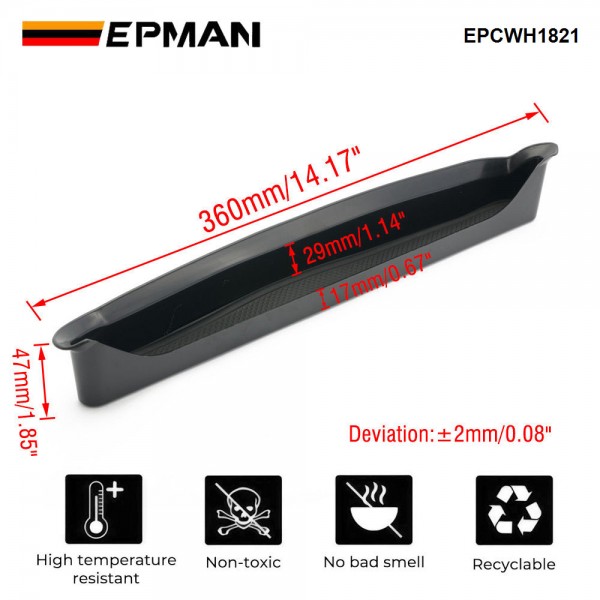 EPMAN 50PCS/CARTON Passenger Storage Tray Organizer Grab Handle Accessory Box For 2018-2023 Jeep Wrangler JL JLU & Jeep Gladiator JT EPCWH1821-50T EPMAN 50PCS/CARTON Passenger Storage Tray Organizer Grab Handle Accessory Box For 2018-2023 Jeep Wrangler JL JLU & Jeep Gladiator JT EPCWH1821-50T