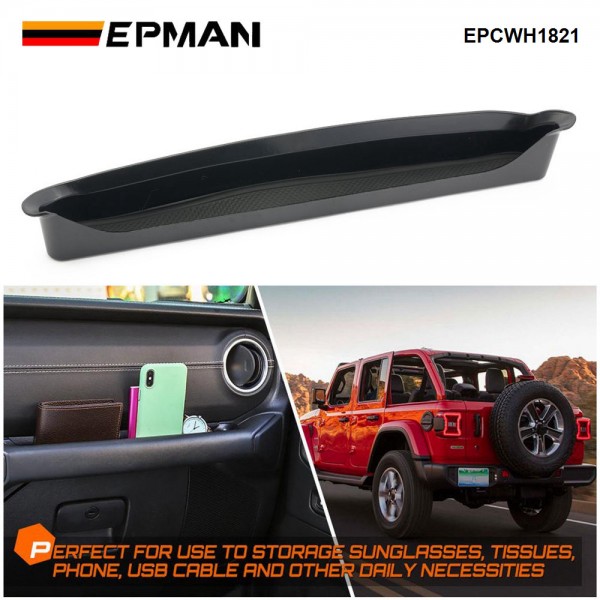 EPMAN 50PCS/CARTON Passenger Storage Tray Organizer Grab Handle Accessory Box For 2018-2023 Jeep Wrangler JL JLU & Jeep Gladiator JT EPCWH1821-50T EPMAN 50PCS/CARTON Passenger Storage Tray Organizer Grab Handle Accessory Box For 2018-2023 Jeep Wrangler JL JLU & Jeep Gladiator JT EPCWH1821-50T