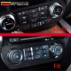 EPMAN 20SETS/CARTON Aluminum Alloy Air Conditioner Audio Volume Tune 4WD Switch Knob Ring Interior Covers Trim for Ford F150 XLT 2016-2020 EPNSF150-20T