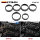 EPMAN 100SETS/CARTON Aluminum Alloy Air Conditioner Audio Volume Tune 4WD Switch Knob Ring Interior Covers Trim for Ford F150 XLT 2016-2020 EPNSF150-100T