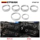 EPMAN 100SETS/CARTON Aluminum Alloy Air Conditioner Audio Volume Tune 4WD Switch Knob Ring Interior Covers Trim for Ford F150 XLT 2016-2020 EPNSF150-100T