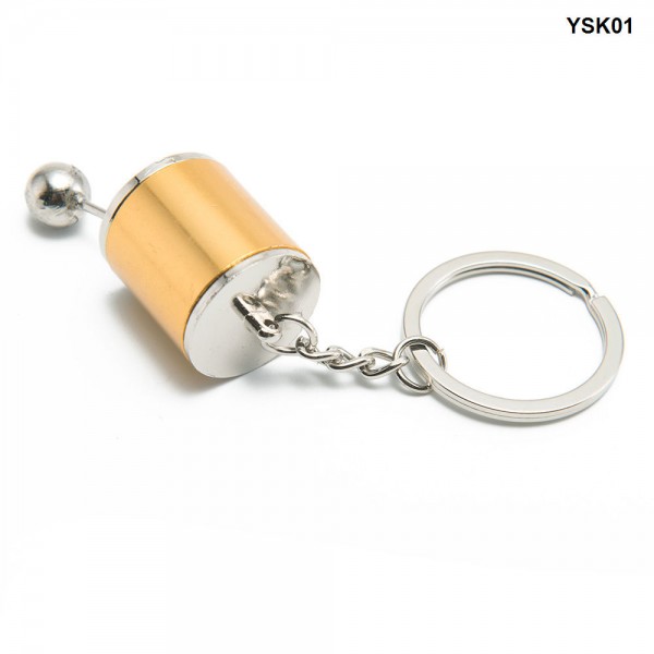 Metal Alloy 6-Speed Gear Shift Gearbox Key Ring Keyring Keychain Gifts YSK01