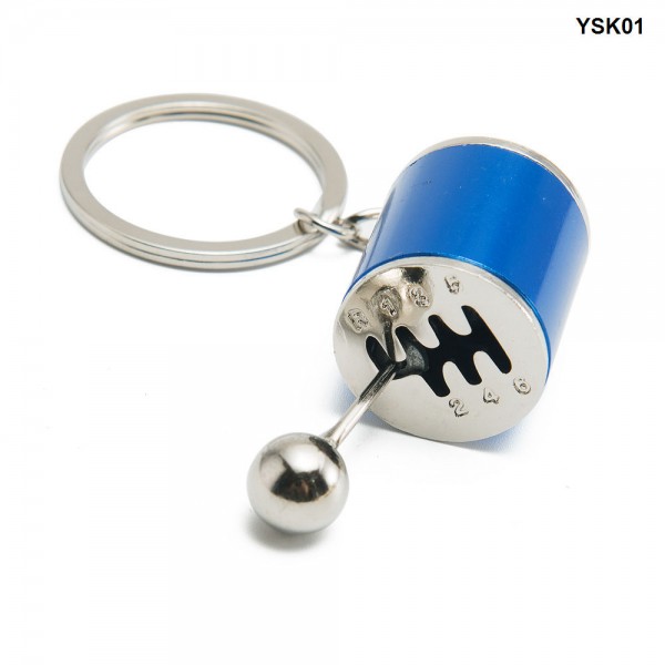 Metal Alloy 6-Speed Gear Shift Gearbox Key Ring Keyring Keychain Gifts YSK01