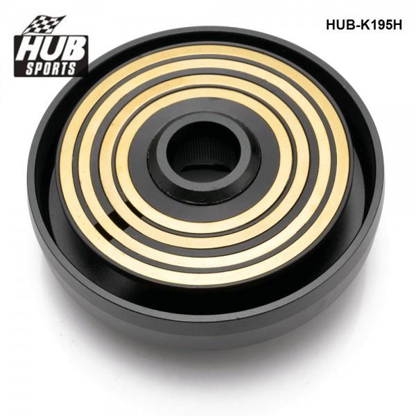 HUB sports 21mm Quick Release Steering Wheel Hub Adapter Boss Kit for Mercedes Benz W123 W124 W126 190E HUB-K195H