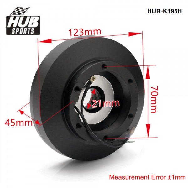 HUB sports 21mm Quick Release Steering Wheel Hub Adapter Boss Kit for Mercedes Benz W123 W124 W126 190E HUB-K195H HUB sports 21mm Quick Release Steering Wheel Hub Adapter Boss Kit for Mercedes Benz W123 W124 W126 190E HUB-K195H
