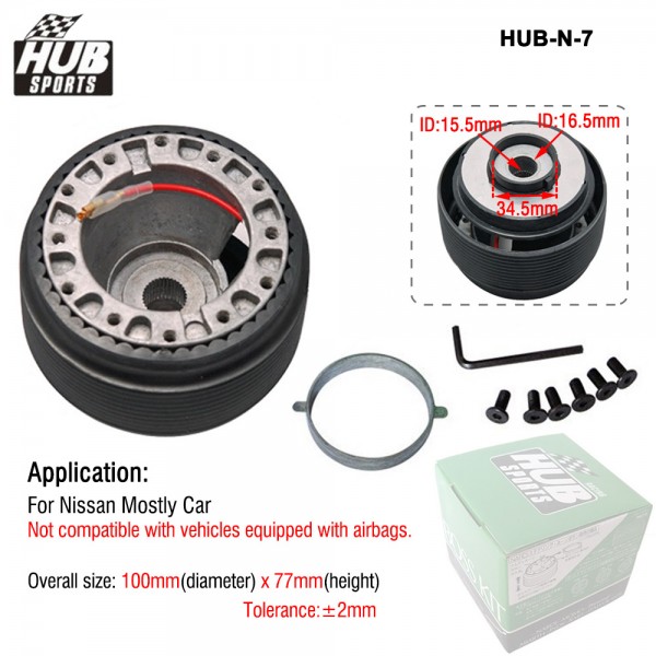 Racing Steering Wheel Hub Adapter Boss Kit Fit for mostly Nissan Universal HUB-N-7