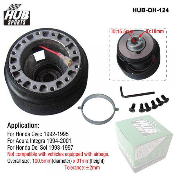 OH-124 Universal New Racing Steering Wheel Hub Adapter Boss Kit for Honda Civic EG-6 HUB-OH-124 OH-124 Universal New Racing Steering Wheel Hub Adapter Boss Kit for Honda Civic EG-6 HUB-OH-124