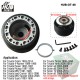 HUB SPORTS Auto Steering Wheel Quick Release Hub Boss Adapter Kit Mode OT-48 (T-17) FOR Toyota HUB-OT-48