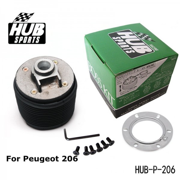 HUB SPORTS Racing Steering Wheel Hub Adapter Boss Kit for Peugeot 206 Universal HUB-P-206