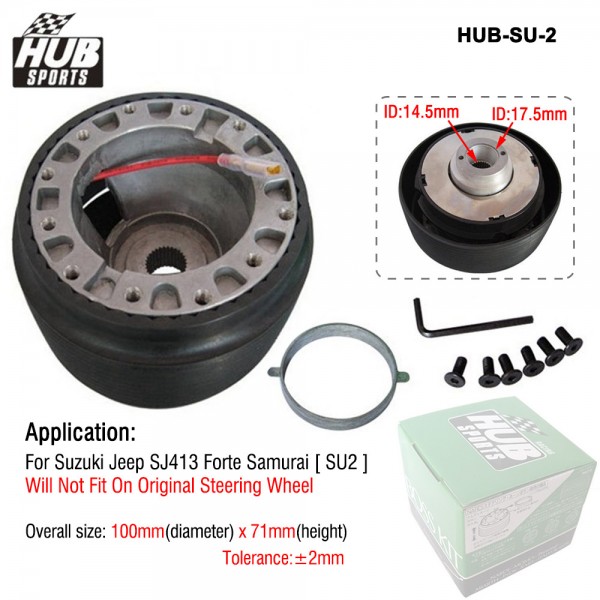 Steering Wheel Hub Adapter Boss Kit For Suzuki Jeep SJ413 Forte Samurai SU-2 HUB-SU-2