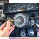 HUB SPORTS Racing Steering Wheel Hub Adapter Boss Kit for Volkswagen GOLF2 HUB-VW-2