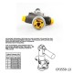 EPMAN Single Bore CP3550-13 Lever type brake proportioning valve with 7 settings With Ap Logo CP3550-13