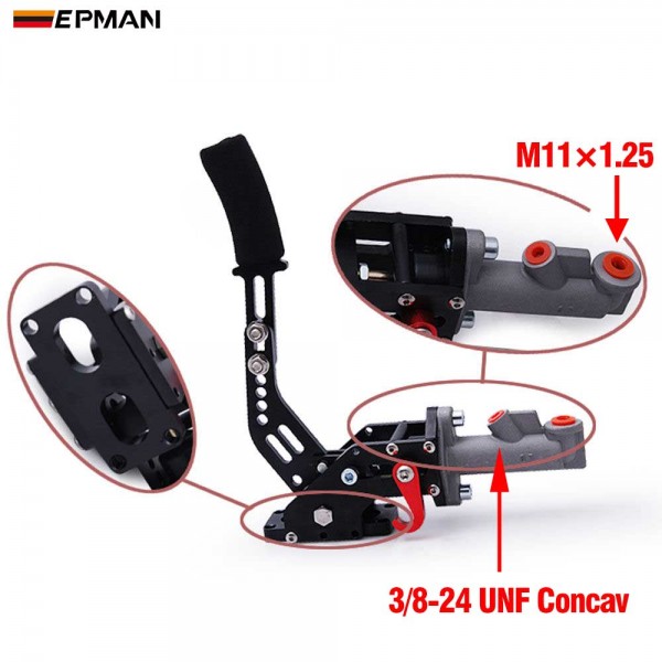 EPMAN Aluminum Universal Hydraulic Drift E-Brake Racing Handbrake Lever EP-B33003 EPMAN Aluminum Universal Hydraulic Drift E-Brake Racing Handbrake Lever EP-B33003