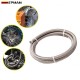 EPMAN 50M Braided Stainless Steel 3AN AN3 AN-3 Teflon Brake Swivel Hose PTEF Hydraulic Brake Fuel Line Hose EP-TFL03