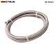 EPMAN 50M Braided Stainless Steel 3AN AN3 AN-3 Teflon Brake Swivel Hose PTEF Hydraulic Brake Fuel Line Hose EP-TFL03