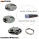EPMAN 50M Braided Stainless Steel 3AN AN3 AN-3 Teflon Brake Swivel Hose PTEF Hydraulic Brake Fuel Line Hose EP-TFL03