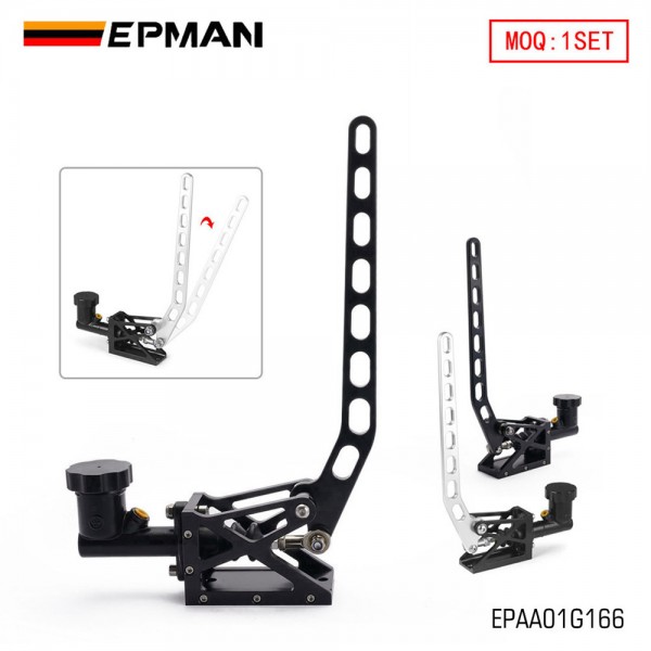 EPMAN Aluminum Racing Vertical Handbrake Oil Hydraulic Drift Reverse Mount E-Brake Universal EPAA01G166